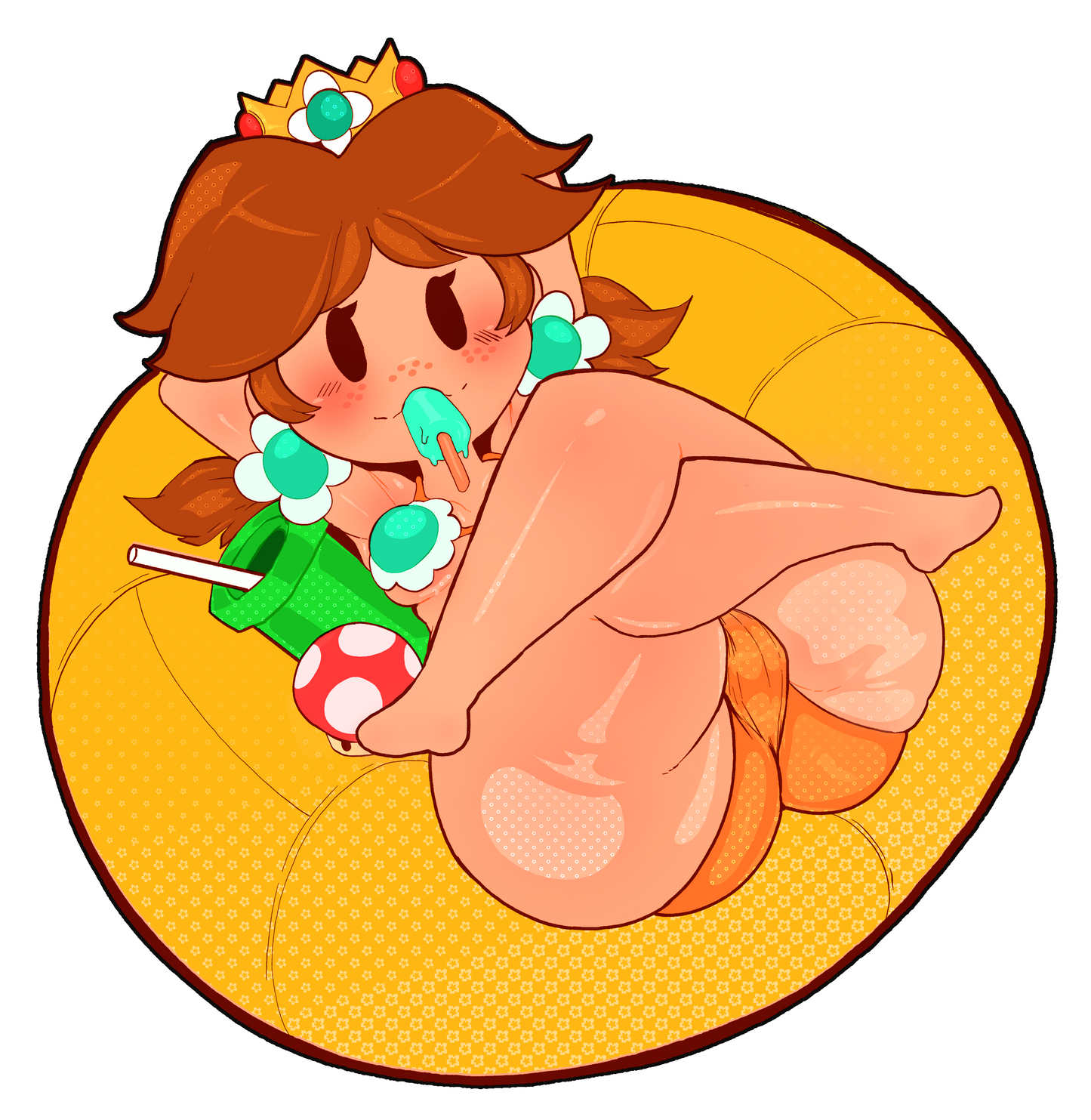 Swimsuit Flower Princess | Sticker